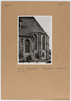 Vorschaubild Königsberg in der Neumark (=Chojna): Marienkirche, Chor, Aussenansicht